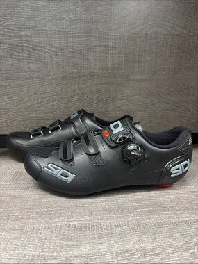 Men's Sidi Alba 2 Road Cycling Shoes (Black) - US 8.4/EUR 42.5